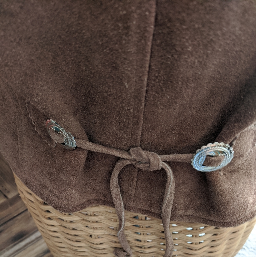 Suede Gap tailored vest